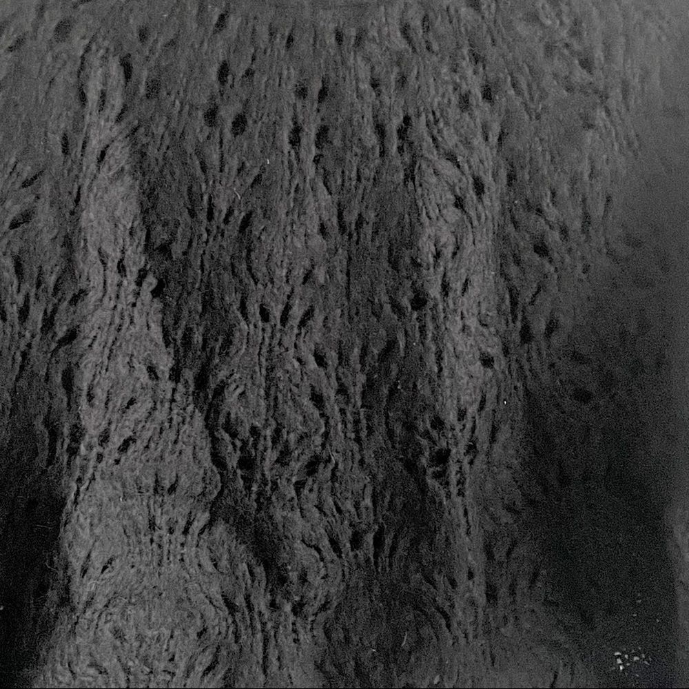 NOA NOA Black Mohair Wool Blend Cropped Pullover Poncho Sweater S/M - Picture 5 of 6
